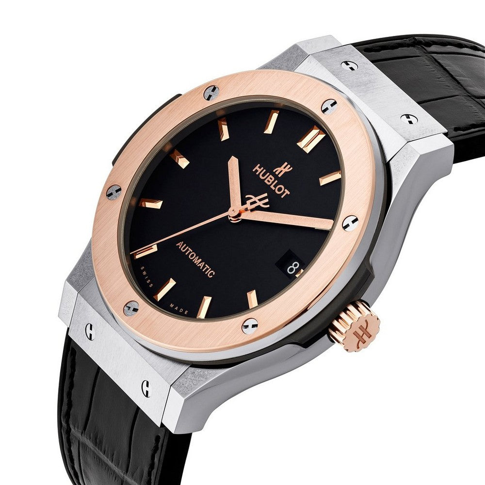 HUBLOT Classic Fusion Titanium And 18ct King Gold Automatic Watch 511.NO.1181.LR