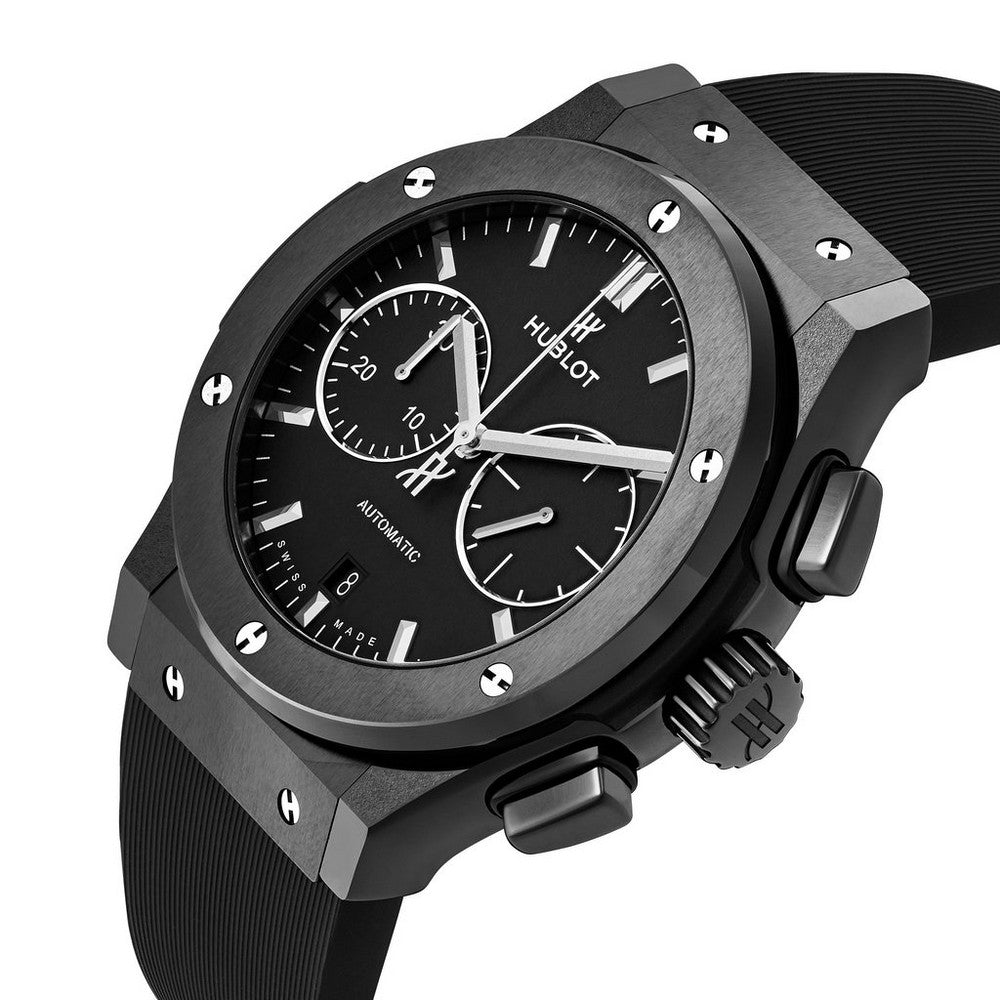 HUBLOT Classic Fusion Black Magic Chronograph Ceramic Watch 521.CM.1171.RX