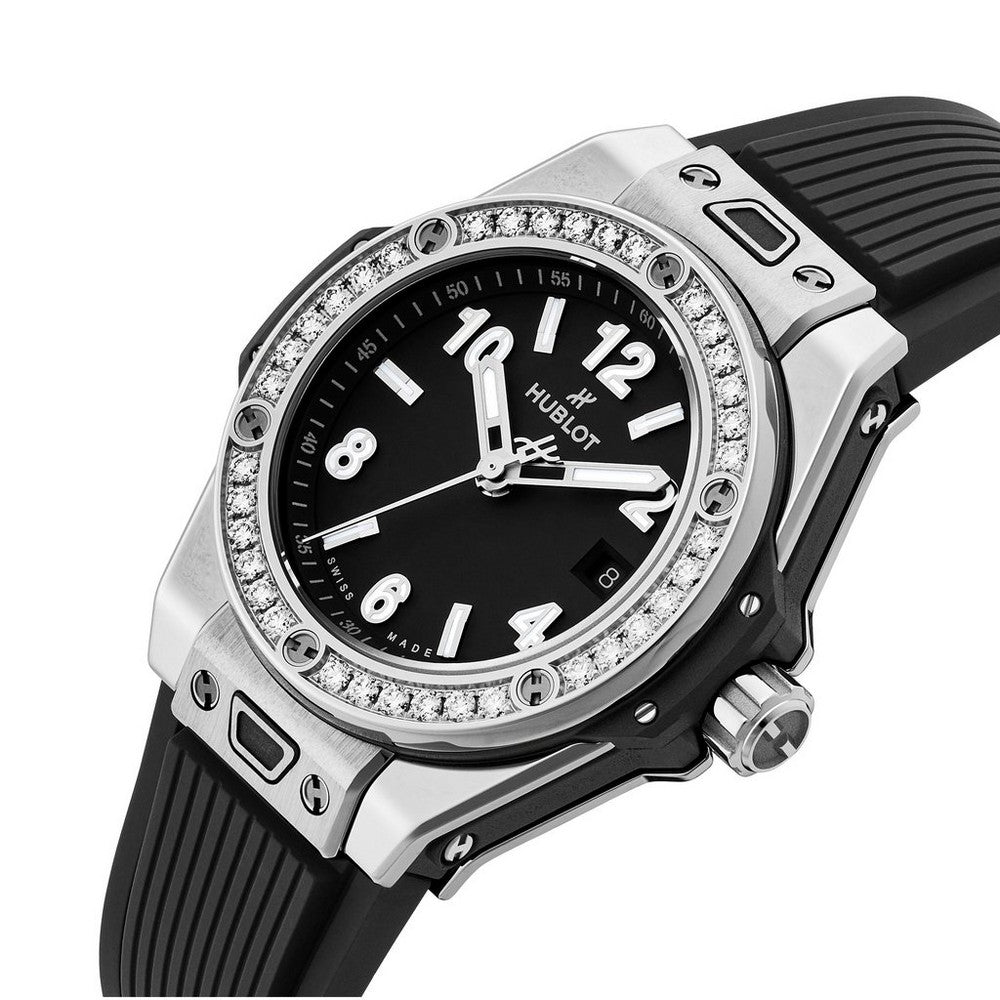 HUBLOT Big Bang One Click Steel Diamonds Ladies Watch 485.SX.1170.RX.1204