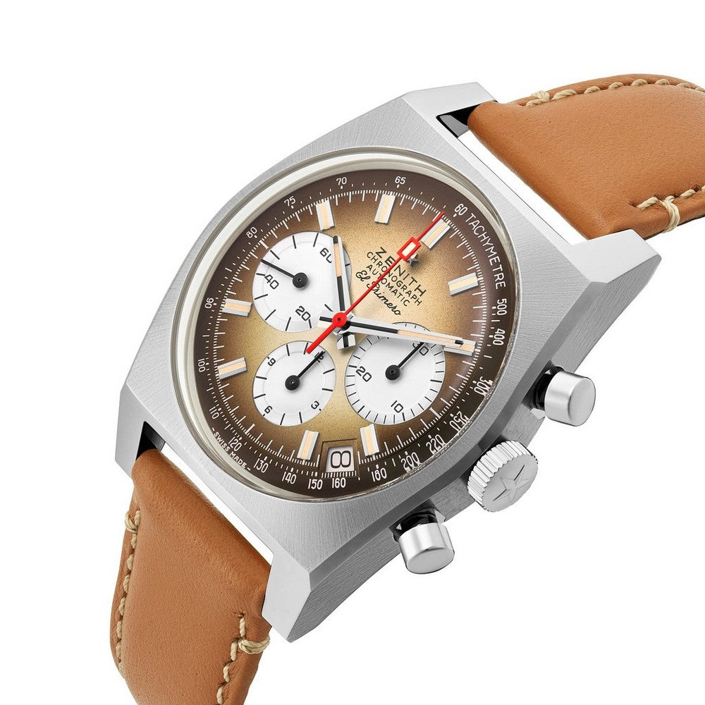 ZENITH Chronomaster Revival El Primero A385 Automatic Stainless Steel Watch 03.A384.400/385.C855
