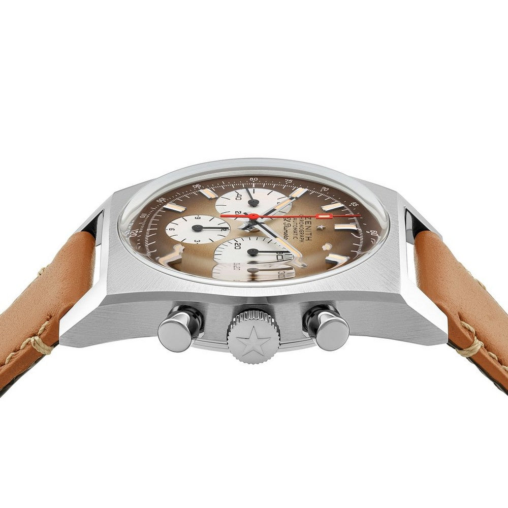 ZENITH Chronomaster Revival El Primero A385 Automatic Stainless Steel Watch 03.A384.400/385.C855