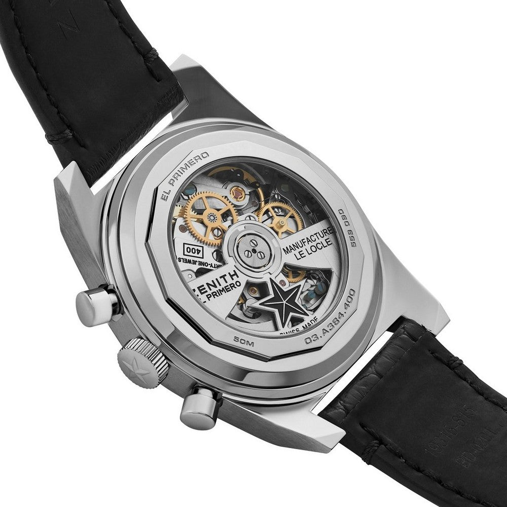 ZENITH Chronomaster Revival El Primero A384 Automatic Stainless Steel Watch 03.A384.400/21.C815