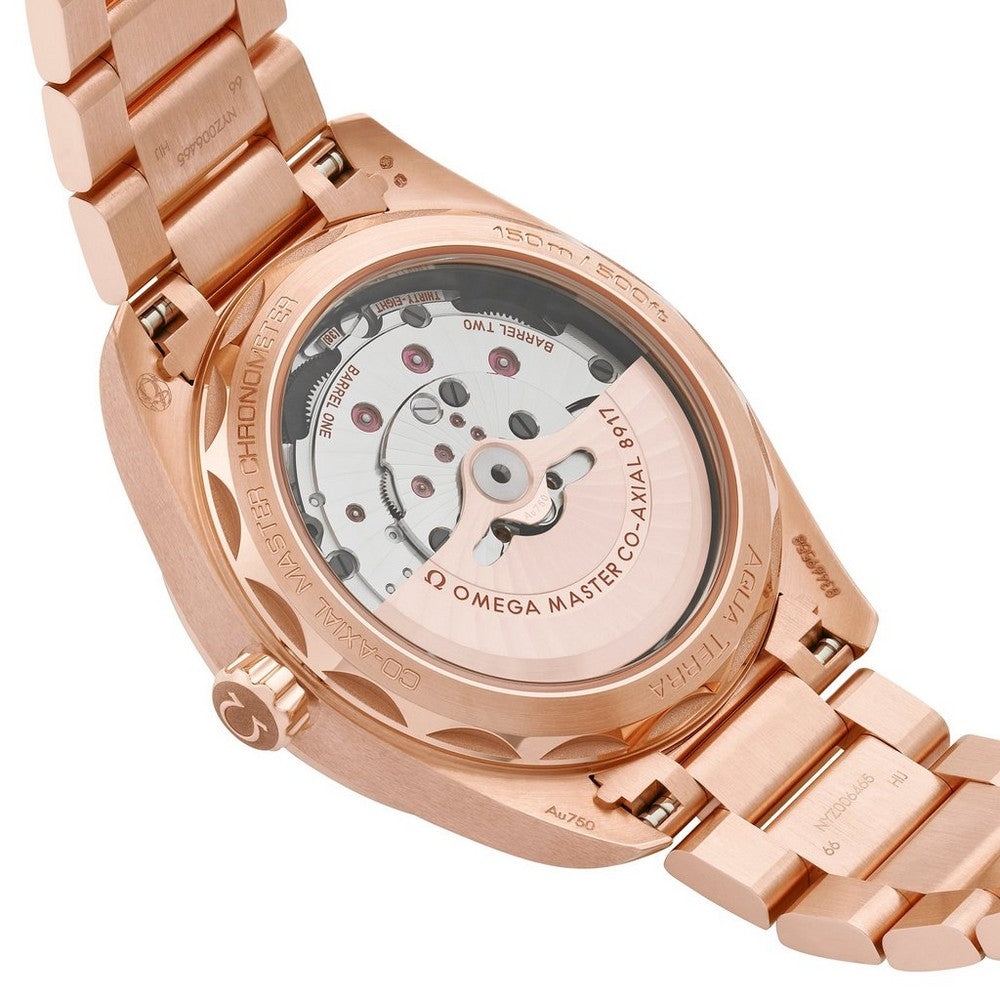 OMEGA Seamaster Aqua Terra 150m Co-Axial Master Chronometer 18ct Sedna™ Gold Men’s Watch 220.50.41.21.03.001
