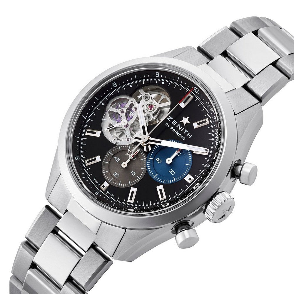 ZENITH Chronomaster El Primero Open Automatic Stainless Steel Watch 03.3300.3604/21.M3300