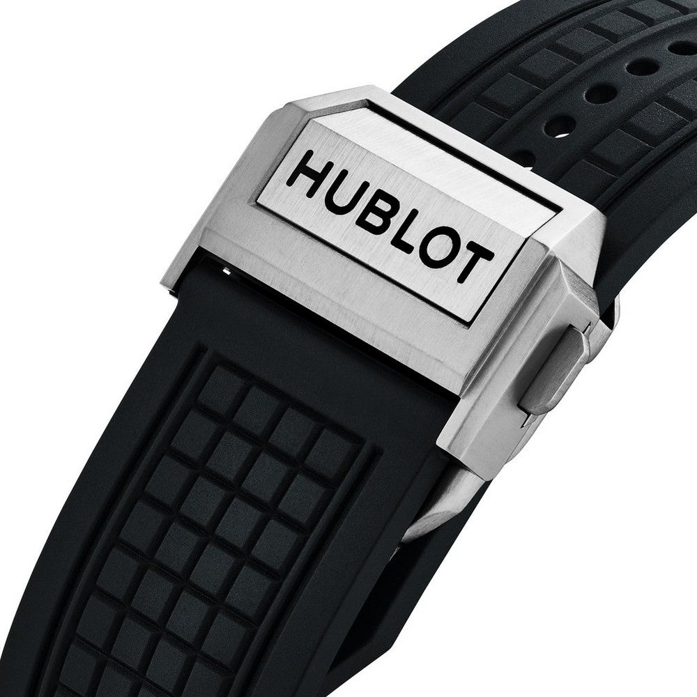 HUBLOT Square Bang Unico Titanium and Diamond Chronograph Automatic Watch 821.NX.0170.RX.1204