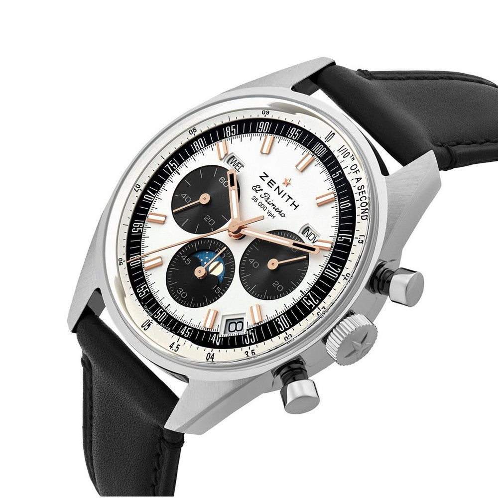 ZENITH Chronomaster Original Triple Calendar Automatic Stainless Steel Watch 03.3400.3610/38.C911
