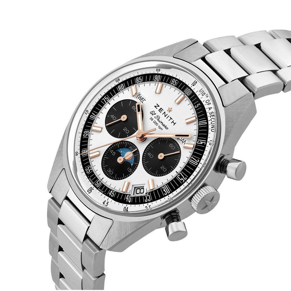 ZENITH Chronomaster Original Triple Calendar Automatic Stainless Steel Watch 03.3400.3610/38.M3200