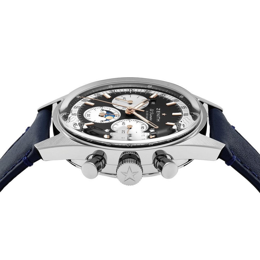 ZENITH Chronomaster Original Triple Calendar Automatic Stainless Steel Watch 03.3400.3610/39.C910