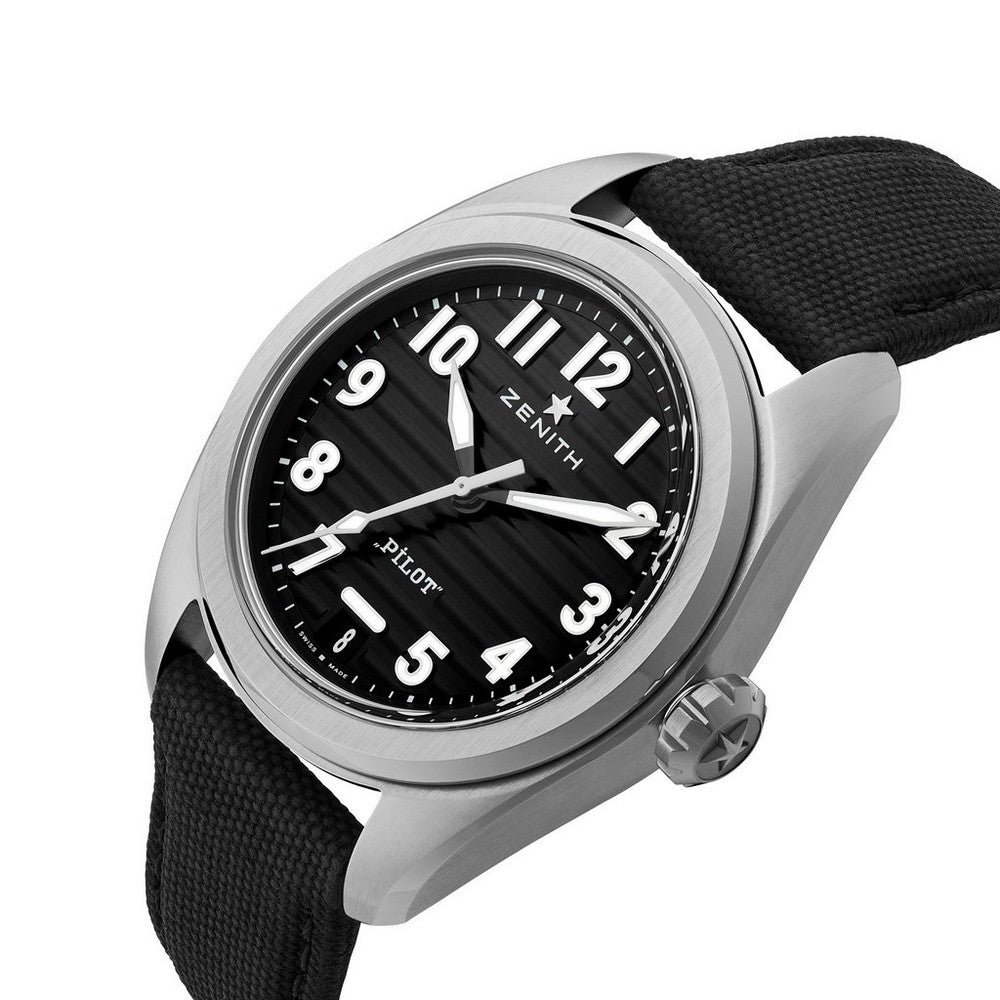 ZENITH Pilot Automatic Stainless Steel Watch 03.4000.3620/21.I001