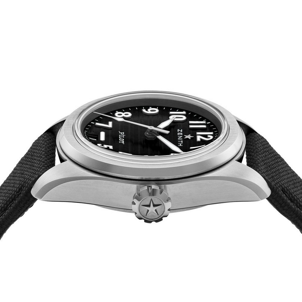 ZENITH Pilot Automatic Stainless Steel Watch 03.4000.3620/21.I001
