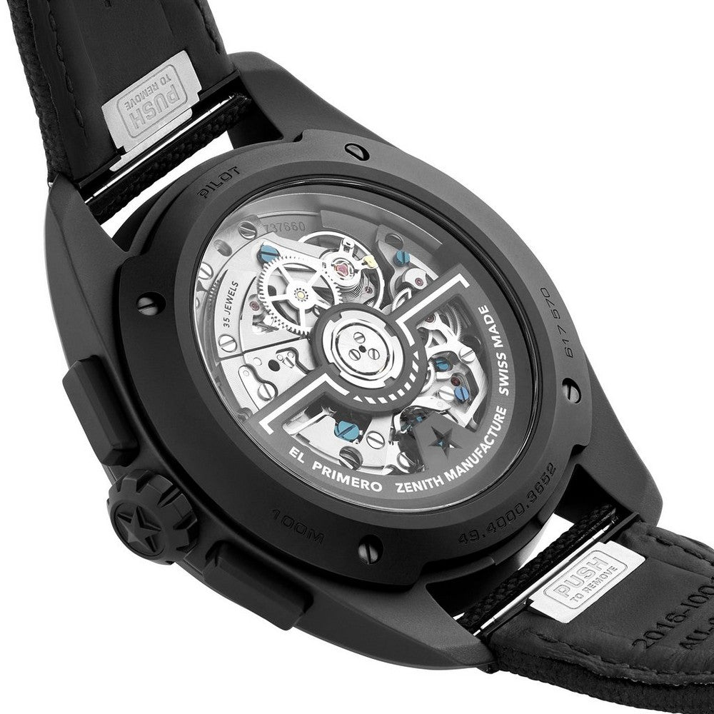 ZENITH Pilot Big Date Flyback Ceramic Chronograph Automatic Watch 49.4000.3652/21.I001