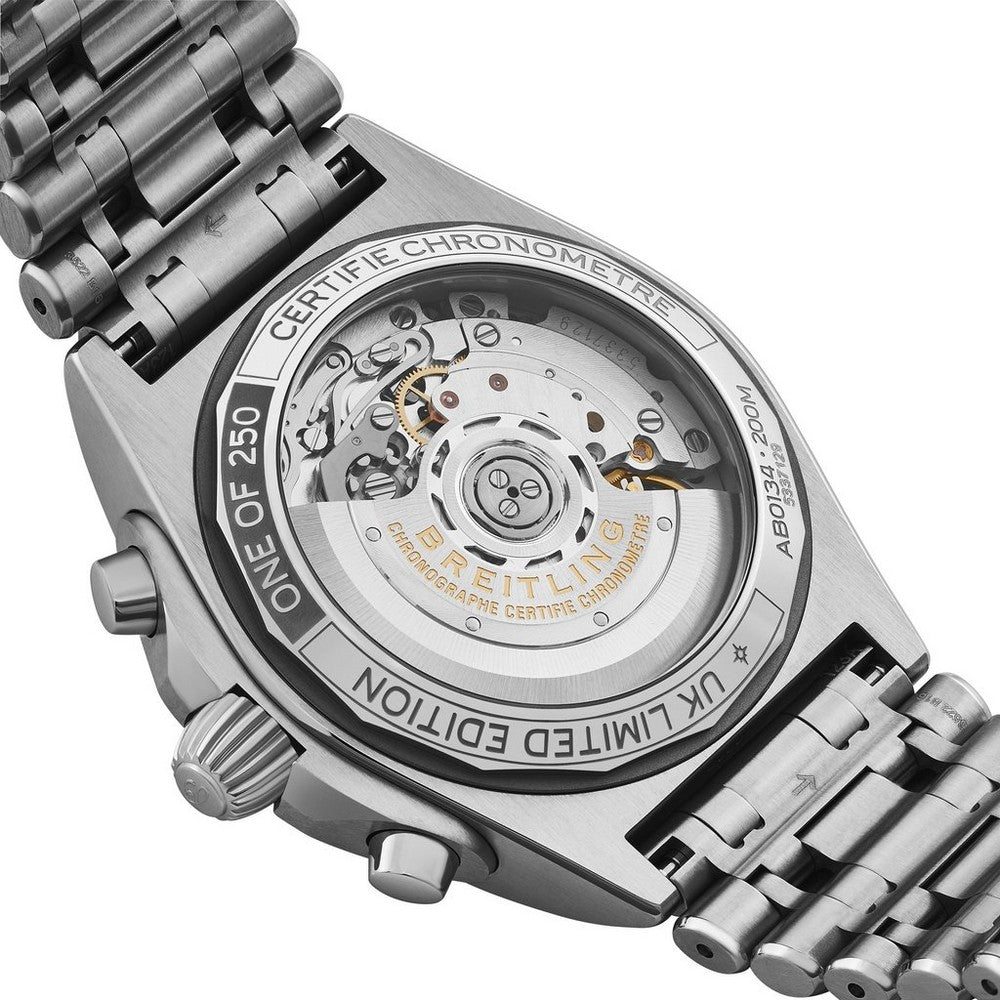 BREITLING Chronomat B01 42 Chronograph Stainless Steel Men’s Watch AB01341B1B1A1