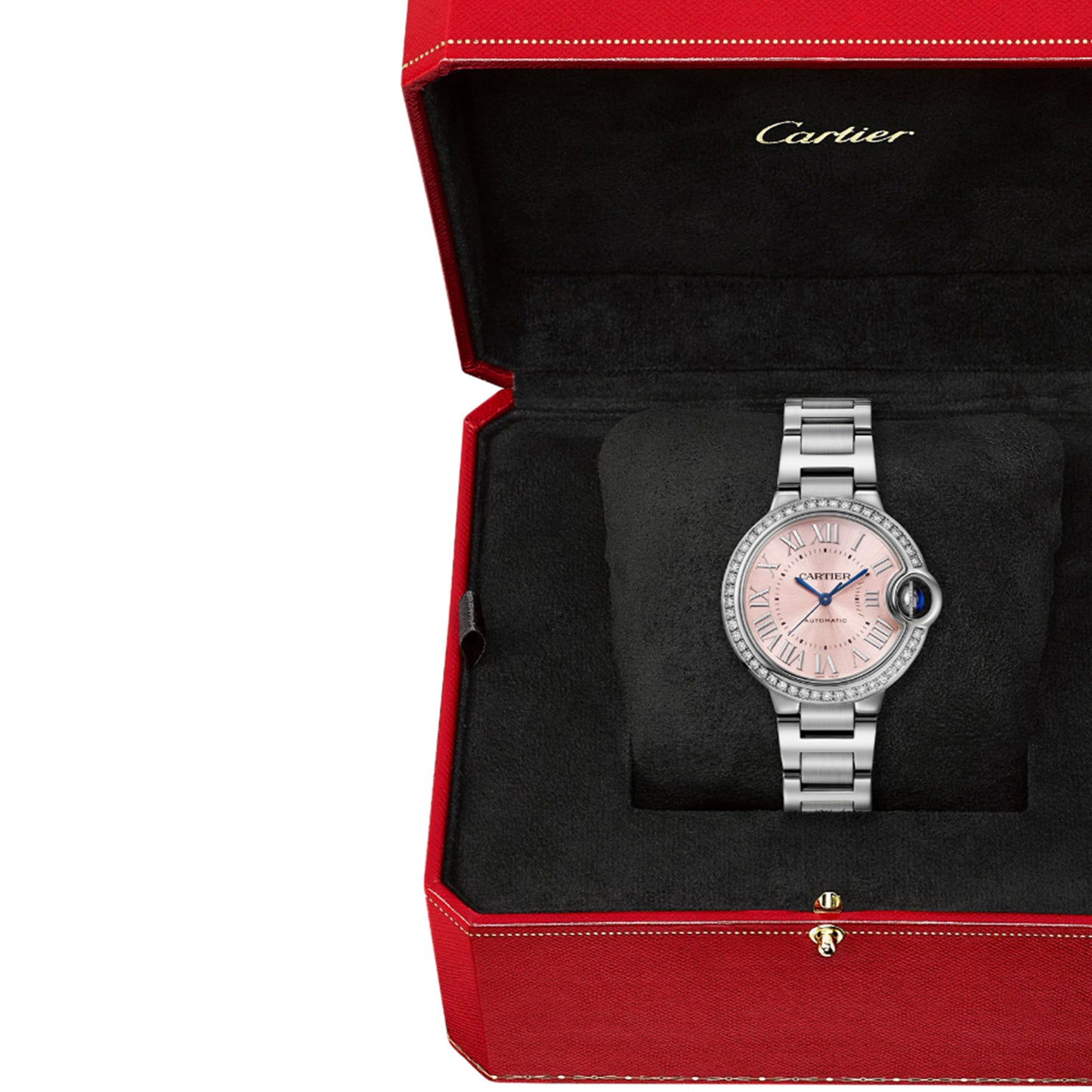 CARTIER Ballon Bleu De Cartier Watch, 33mm, Automatic Winding, Steel Case W4BB0037