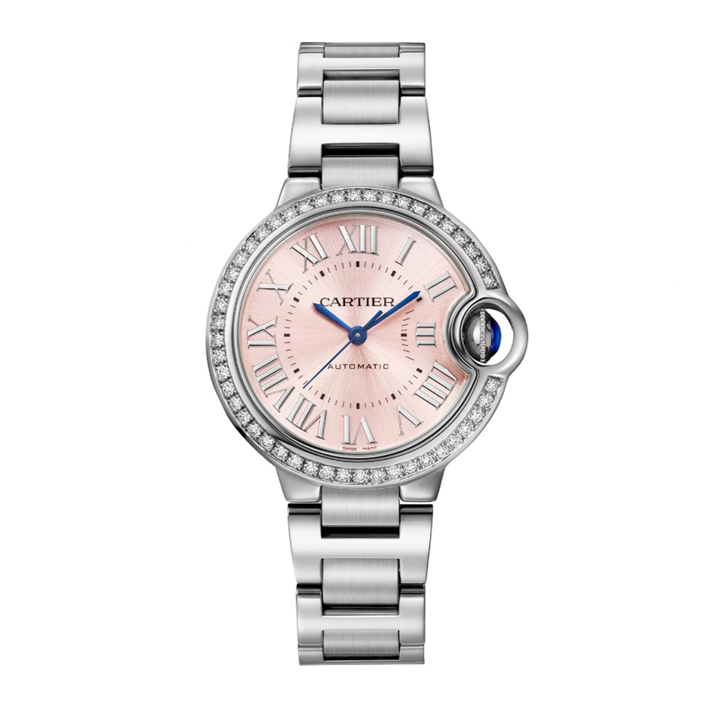 CARTIER Ballon Bleu De Cartier Watch, 33mm, Automatic Winding, Steel Case W4BB0037