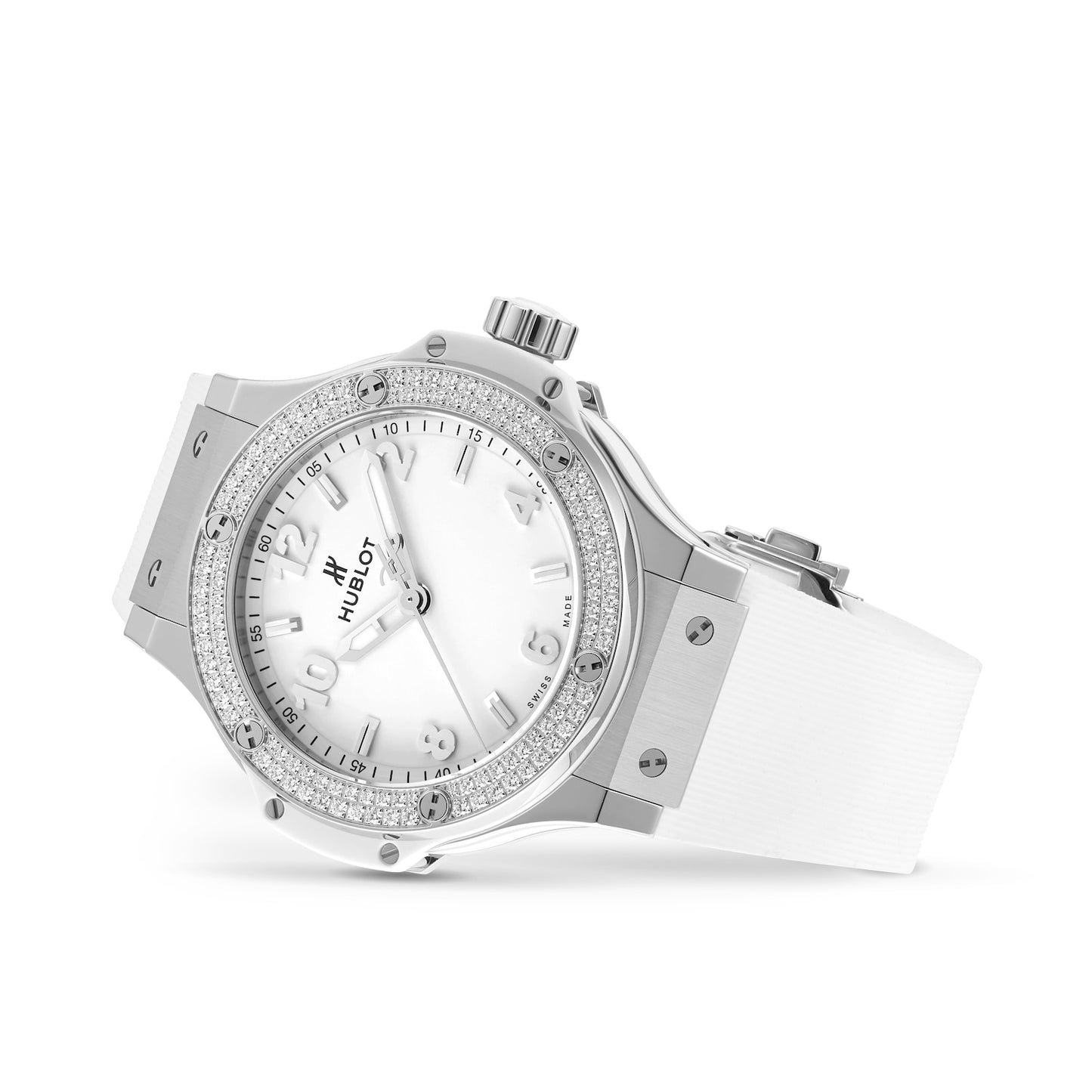 HUBLOT Big Bang Steel White Diamonds 38mm 361.SE.2010.RW.1104