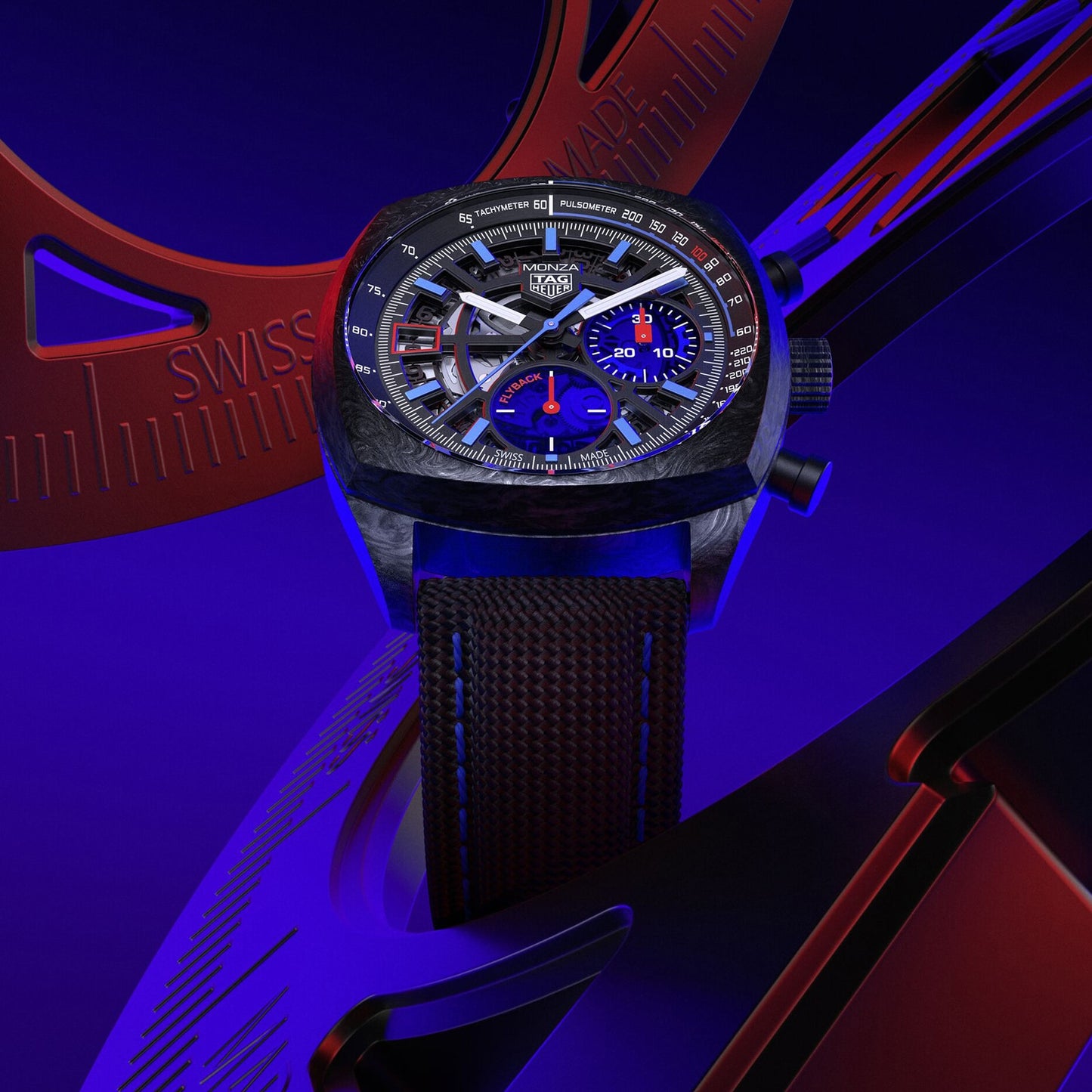 TAG HEUER Monza Flyback Chronometer 42mm Mens Watch CR5090.FN6001
