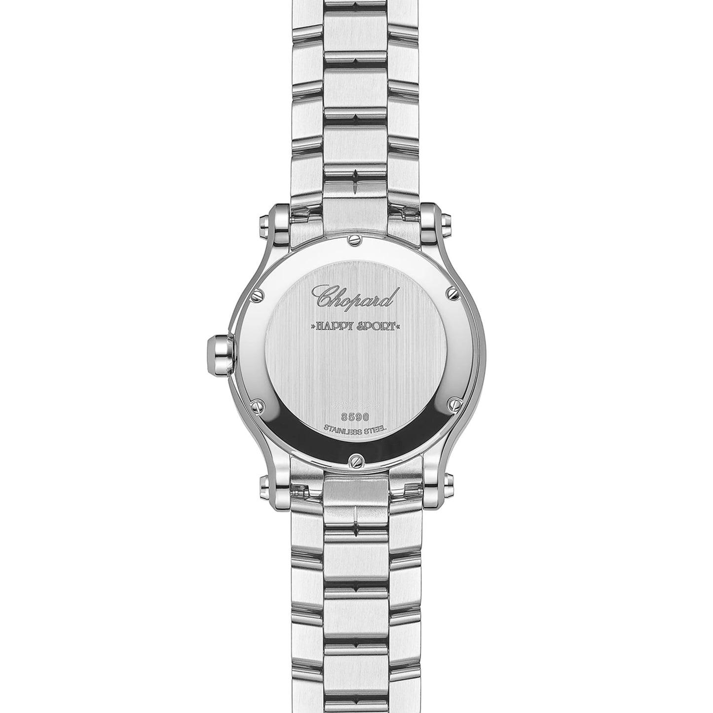CHOPARD Happy Sport 30mm, Quartz, Lucent Steel™, Diamonds - Green 278590-3013